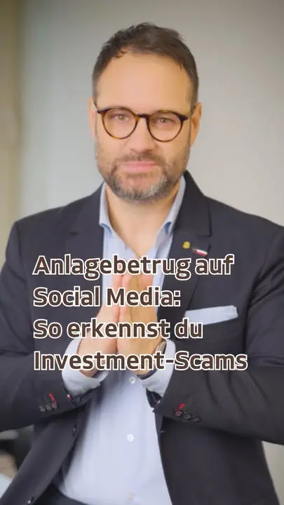 Vorsicht vor Anlagebetrug! 🚨
Schnelle Gewinne, wenig Aufwand, finanzielle Freiheit?
Genau damit werben aktuell viele Trading-Plattformen im Internet und insbesondere auf den sozialen Medien.
Doch Vorsicht: Nicht hinter jeder Plattform steckt ein seriöses Angebot!
Immer wieder verlieren Anlegerinnen und Anleger viel Geld, weil betrügerische Anbieter mit professionell wirkenden Webseiten, falschen Versprechen und künstlichem Zeitdruck arbeiten.

Typische Warnsignale:
- Garantierte hohe und vor allem schnelle Gewinne
- „Nur heute“-Druck oder ständiges Nachfassen
- Unklare Anbieterangaben / kein Impressum
- Aufforderung, schnell Geld nachzuschießen
- Kontakt über Messenger oder Social Media
Das Schlimme: Ist das Geld erst einmal überwiesen, ist es oft schwer oder unmöglich, es zurückzubekommen.

👉Mein Tipp:
Wenn etwas zu gut klingt, um wahr zu sein, ist Vorsicht angesagt. 
Lieber einmal mehr prüfen als später viel Geld verlieren. Gerade online. Und immer daran denken: Kapitalanlage ist kein Sprint, Vermögensaufbau braucht Zeit!

Teile diesen Beitrag, damit mehr Menschen auf diese Masche aufmerksam werden. 🙏

#Finanzen #Anlagebetrug #Betrug #Trading #Investieren  #deaffinance #Gehörlosencommunity #barrierefrei #dgs