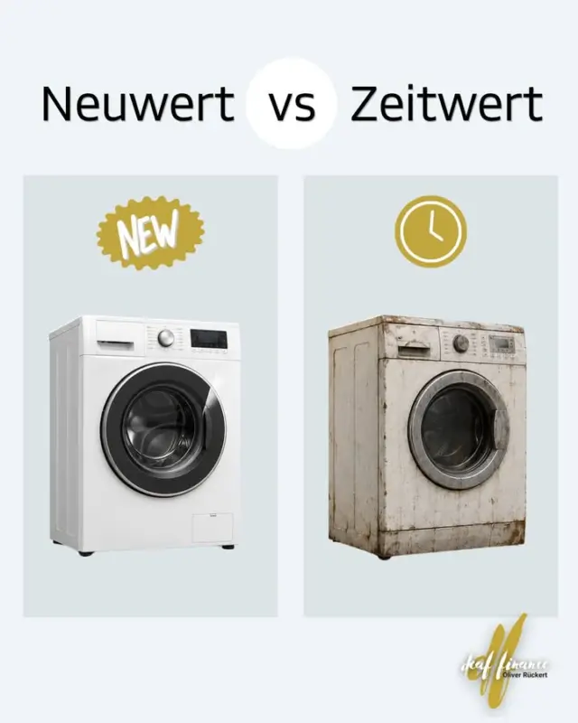 Neuwert vs. Zeitwert: kleiner Unterschied, große Wirkung im Schadensfall
Viele achten bei Versicherungen vor allem auf den Preis. Aber mindestens genauso wichtig ist die Frage: Wie wird im Schadenfall eigentlich entschädigt?
Denn hier gibt es einen wichtigen Unterschied:

🆕Neuwert
Du bekommst den Betrag, der nötig ist, um den Gegenstand heute neu zu kaufen.
🕖 Zeitwert
Es wird berücksichtigt, wie alt und abgenutzt der Gegenstand bereits war.

Ein einfaches Beispiel:
Dein Fernseher hat damals 1.200 € gekostet.
Nach einigen Jahren liegt der Zeitwert vielleicht nur noch bei 200 - 300 €.

Das bedeutet:
📺 Beim Neuwert bekommst du den Betrag für ein vergleichbares neues Gerät.
📉 Beim Zeitwert bekommst du deutlich weniger.

Deshalb lohnt es sich, Verträge nicht nur nach dem Beitrag zu vergleichen, sondern vor allem danach, wie im Versicherungsfall geleistet wird. 

Kommentiere mit 👂 oder „Neuwert“, wenn du weitere Infos möchtest.

#Versicherung  #Hausratversicherung #Absicherung #Finanzen #Vorsorge  #deaf #deaffinance #barrierefrei #dgs