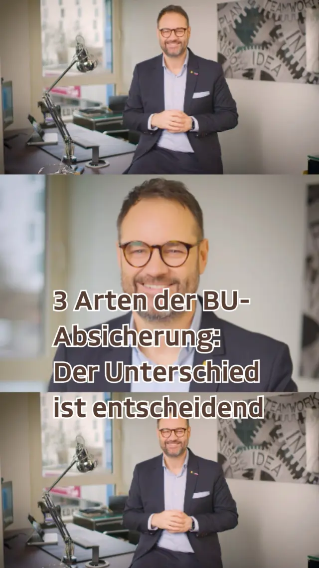 Berufsunfähigkeit ist nicht gleich Berufsunfähigkeit.
Denn nicht jede Absicherung funktioniert gleich.
Hier sind 3 Varianten der Berufsunfähigkeitsabsicherung, die du kennen solltest:
1️⃣ Selbstständige Berufsunfähigkeitsversicherung (BU)
Der Klassiker.
Wenn du deinen Beruf aus gesundheitlichen Gründen dauerhaft nicht mehr ausüben kannst, erhältst du eine monatliche Rente.
Für viele die umfassendste Absicherung.
2️⃣ Berufsunfähigkeits-Zusatzversicherung (BUZ)
Hier ist die BU an einen anderen Vertrag gekoppelt, z. B. eine Lebensversicherung.
Kann sinnvoll sein – aber man sollte genau prüfen, wie flexibel der Vertrag wirklich ist.
3️⃣ Erwerbsunfähigkeitsversicherung (EU)
Greift erst, wenn du gar keiner Tätigkeit mehr nachgehen kannst – nicht nur deinem bisherigen Beruf.
Oft günstiger, aber mit deutlich engeren Voraussetzungen.
Wichtig: Nicht jede Lösung passt zu jeder Lebenssituation.
Gerade deshalb lohnt sich eine individuelle Beratung.
Ich berate dich gerne barrierefrei und auf Wunsch in Gebärdensprache. 🤟
Kommentiere mit 👂 oder „Info“, wenn du wissen möchtest, welche Absicherung zu dir passen könnte.
#Berufsunfähigkeit #BU #Einkommensschutz #Versicherung #Finanzplanung #Absicherung #Vorsorge #coda #Finanzen #Familie #Gebärdensprache #Gehörlose #deaf #deaffinance #Gehörlosencommunity #barrierefrei #dgs