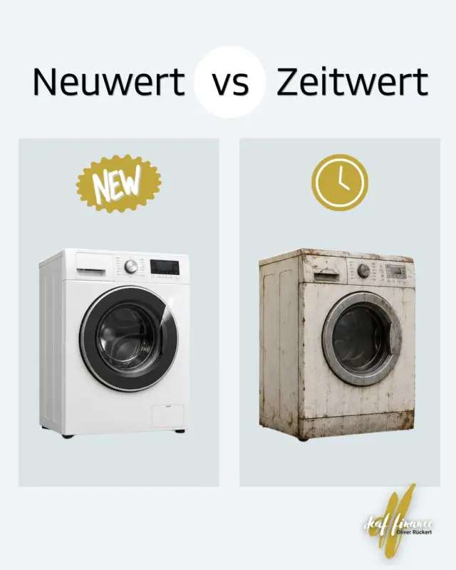Neuwert vs. Zeitwert: kleiner Unterschied, große Wirkung im Schadensfall
Viele achten bei Versicherungen vor allem auf den Preis. Aber mindestens genauso wichtig ist die Frage: Wie wird im Schadenfall eigentlich entschädigt?
Denn hier gibt es einen wichtigen Unterschied:

🆕Neuwert
Du bekommst den Betrag, der nötig ist, um den Gegenstand heute neu zu kaufen.
🕖 Zeitwert
Es wird berücksichtigt, wie alt und abgenutzt der Gegenstand bereits war.

Ein einfaches Beispiel:
Dein Fernseher hat damals 1.200 € gekostet.
Nach einigen Jahren liegt der Zeitwert vielleicht nur noch bei 200 - 300 €.

Das bedeutet:
📺 Beim Neuwert bekommst du den Betrag für ein vergleichbares neues Gerät.
📉 Beim Zeitwert bekommst du deutlich weniger.

Deshalb lohnt es sich, Verträge nicht nur nach dem Beitrag zu vergleichen, sondern vor allem danach, wie im Versicherungsfall geleistet wird. 

Kommentiere mit 👂 oder „Neuwert“, wenn du weitere Infos möchtest.

#Versicherung #Neuwert #Zeitwert #Hausratversicherung #Absicherung #Finanzen #Vorsorge #VersicherungenEinfachErklärt #coda #Gebärdensprache #Gehörlose #deaf #deaffinance #barrierefrei #dgs
